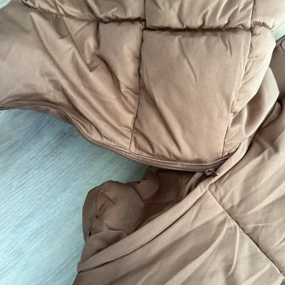 Avec Les Filles Women's Quilted Longline Puffer Vest Sz XL - Picture 13 of 14